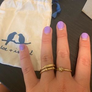 BRAND NEW set of 3 Chloe & Isabella Rings size 8